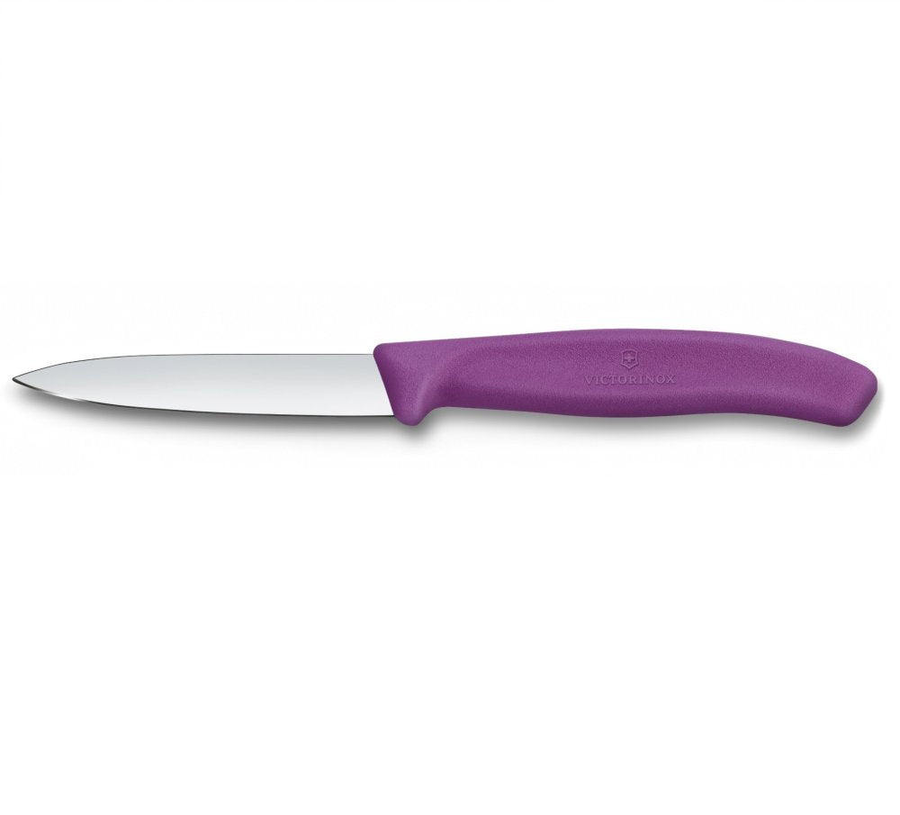 Couteau mini 8 cm à lame fine - Mauve - Victorinox