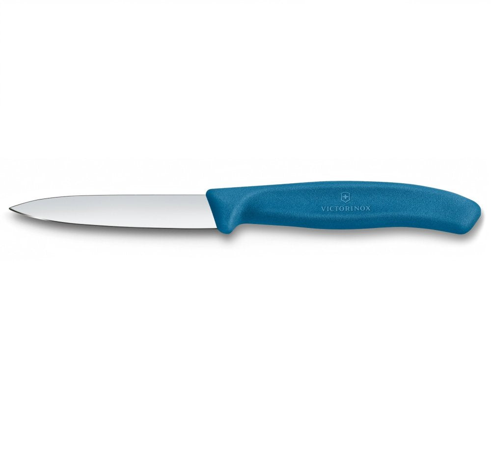 Mini couteau 8 cm à lame fine - Bleu
