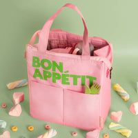 SAC ISOTHERME À DÉJEUNER BON APPÉTIT ROSE HF