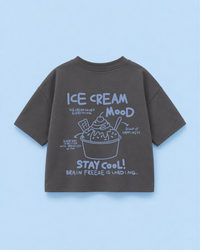 Motif thermocollant Glace - Ambiance Glace - Été - À repasser: Orange pastel