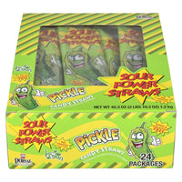 Sour Power Pickle Candy Straws - Bonbons LLB