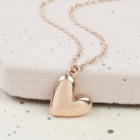 Collier 3D Coeur: Argent