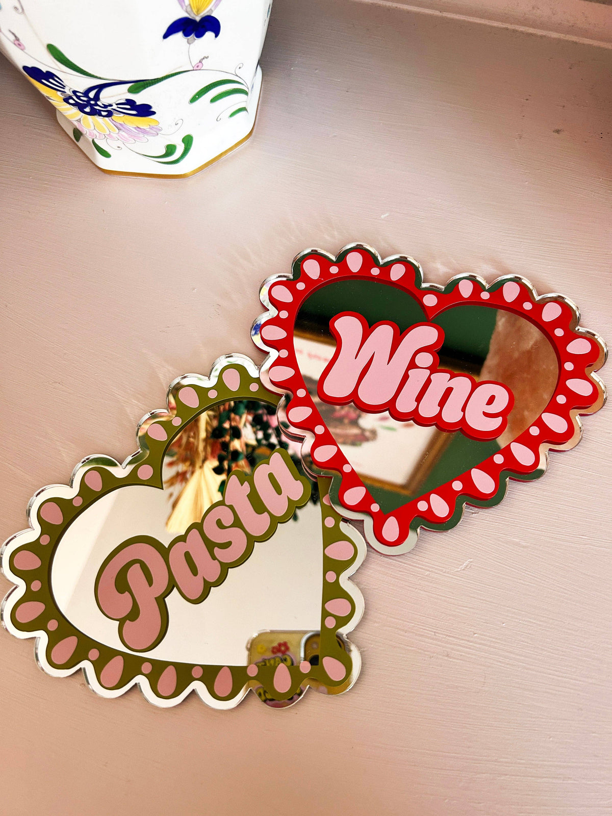 Miroir à vin I Coeur