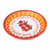 Plateau en étain Tomate - 31 cm | Cadeaux d'été |