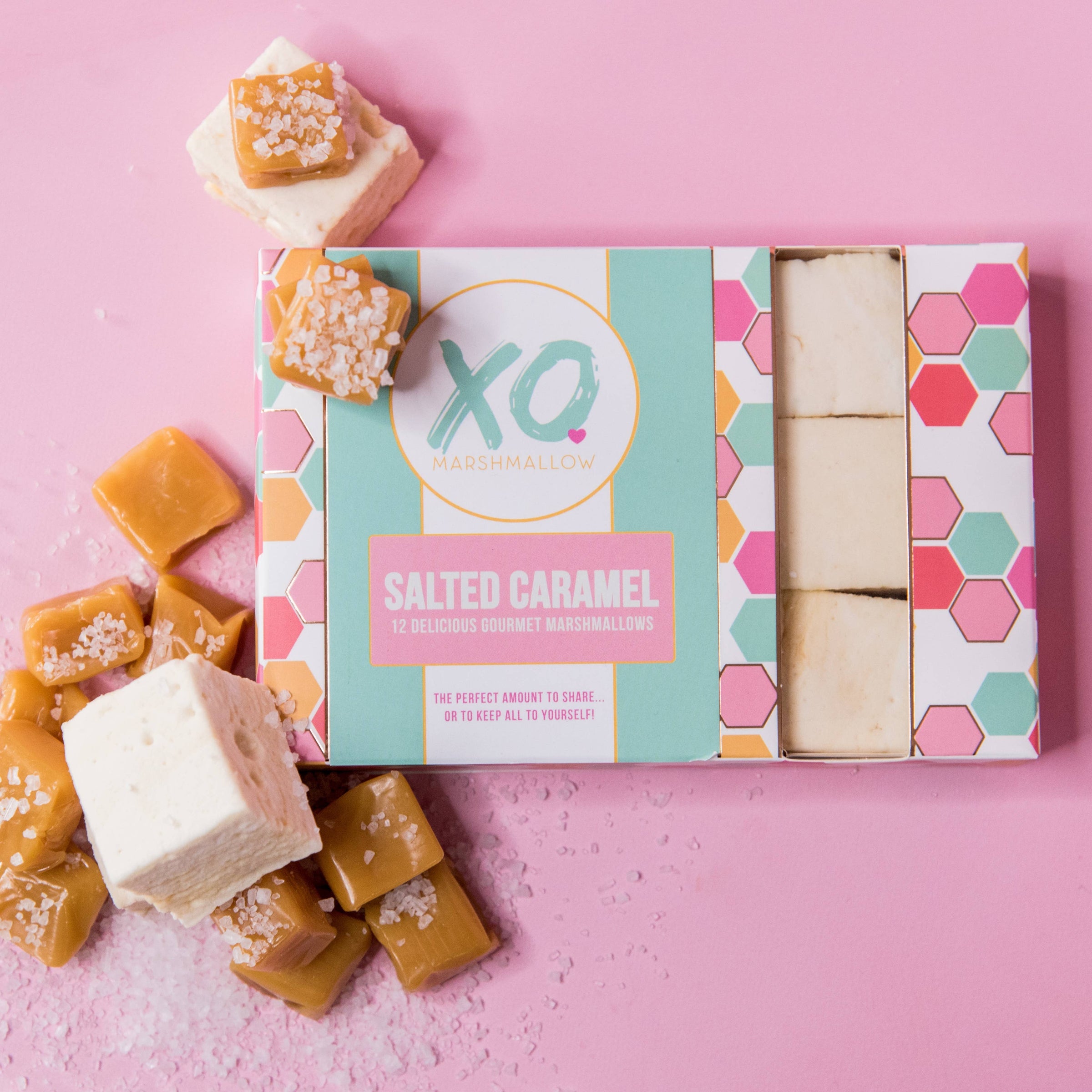 Guimauves caramel salé sans gluten ni soja - Confiserie