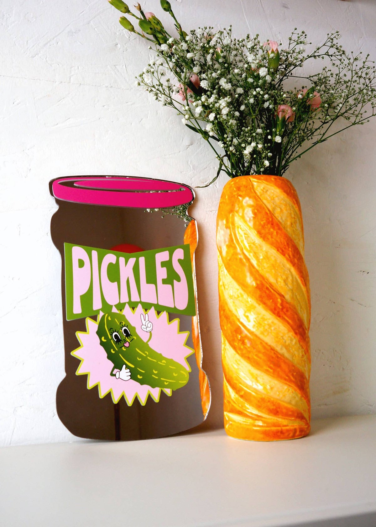 Miroir Pickle Jar 12 x 6. po