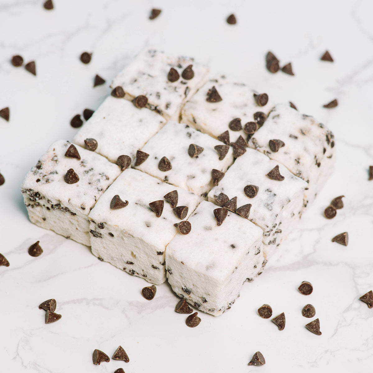 Guimauves aux pépites de chocolat sans gluten ni lactose