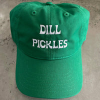 Casquette de baseball cornichons à l'aneth chapeau bio papa cadeaux vert gourmand