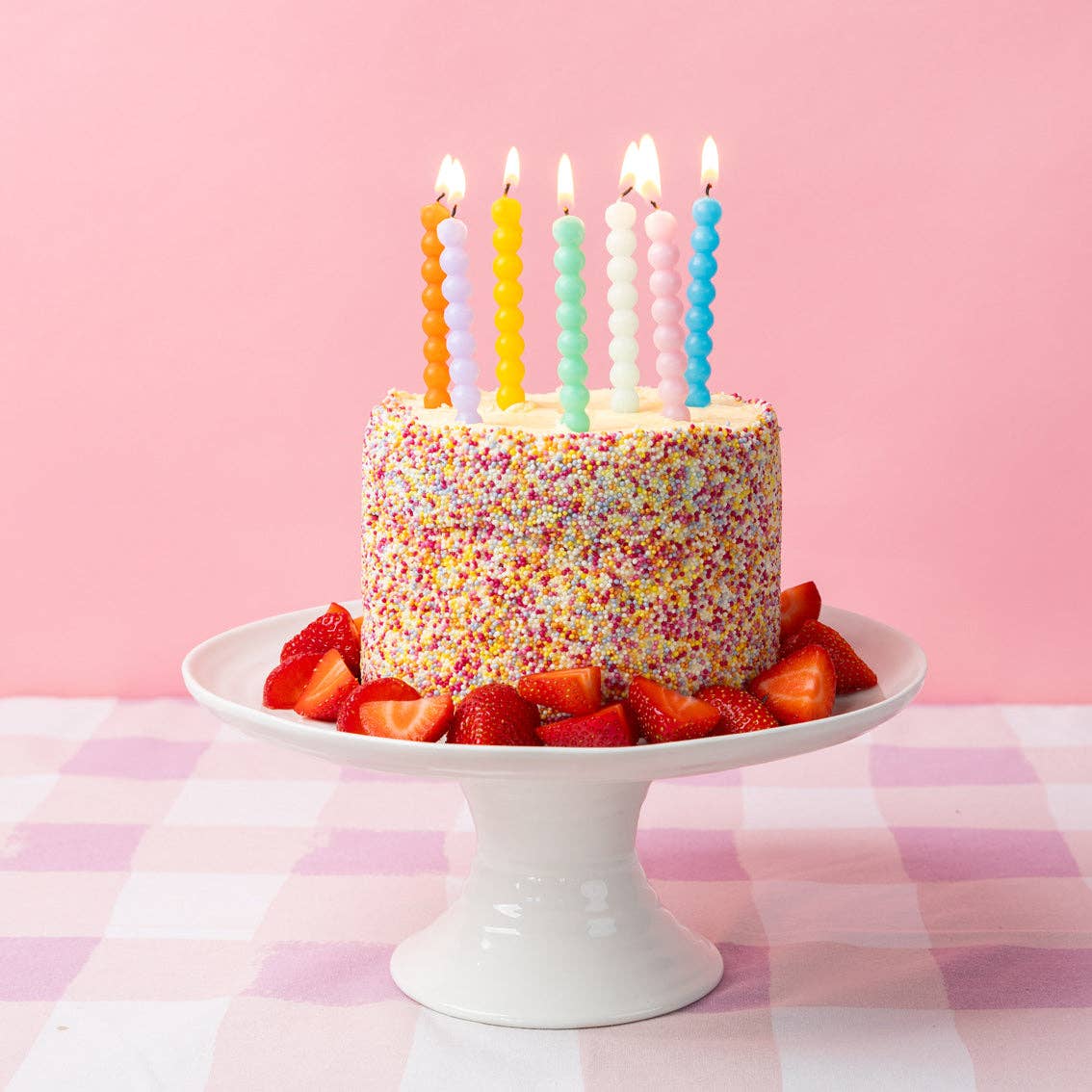 Bougies d'anniversaire Bobble - lot de 8 | Bougies pour gâteau |