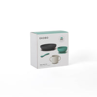 Ensemble de repas en silicone pour bébé - Lagune