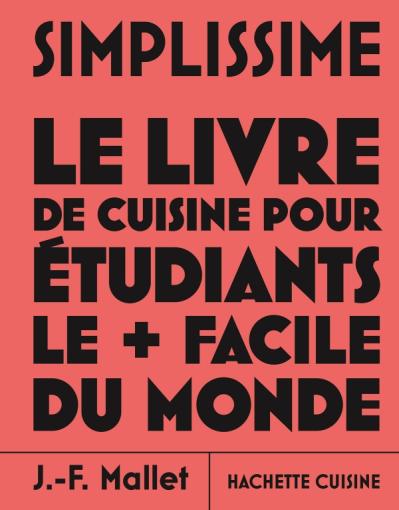 Couverture — Simplissime : le livre de cuisine pour étudiants le + facile du monde