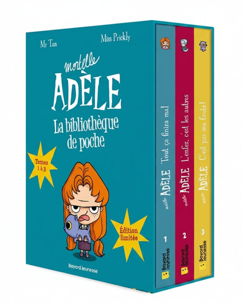 Mortelle Adèle : la bibliothèque de poche : Tomes 1 à 3