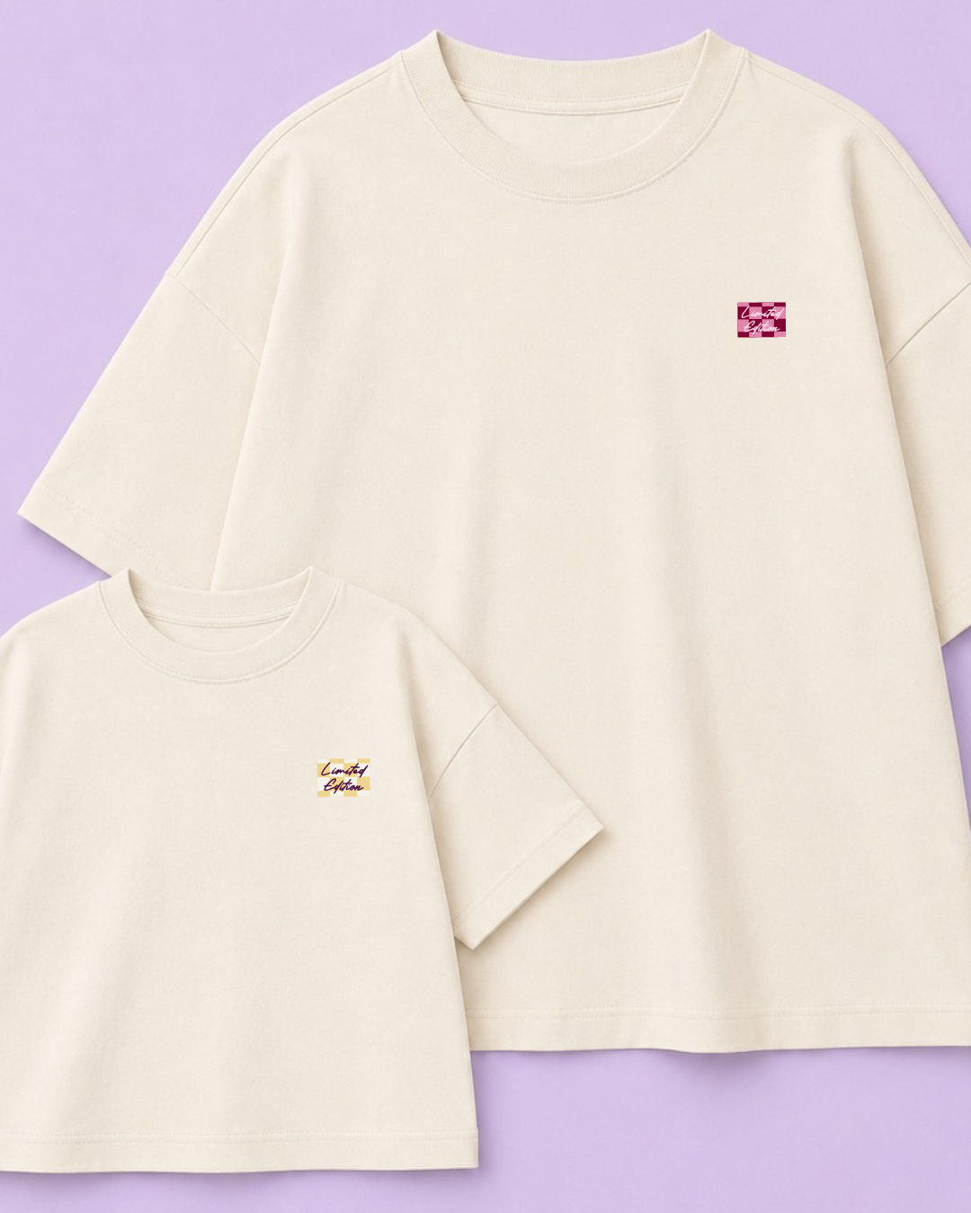 Motif thermocollant « Édition limitée » | Transfert DTF à thermocoller: Beige