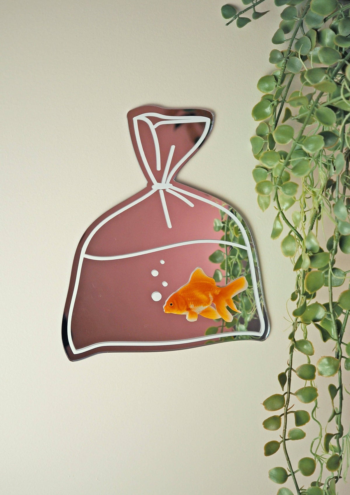 Miroir de Fête Foraine Poisson Rouge