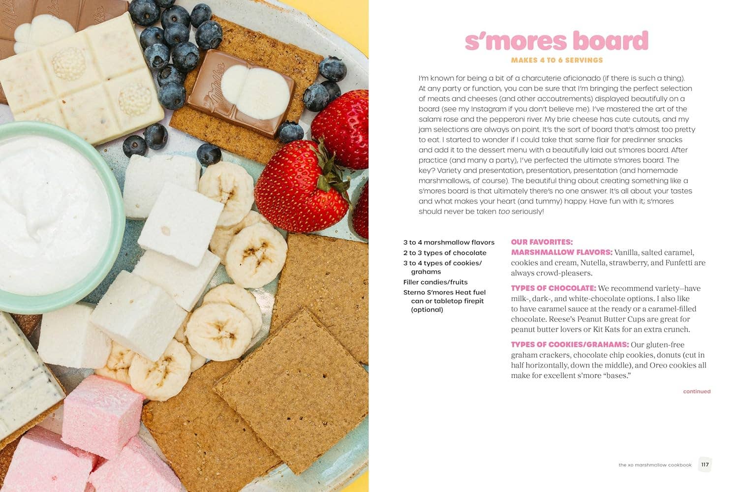 Le livre de recettes XO Marshmallow