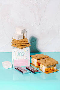Kits S’mores pour 2 personnes / Sans gluten / Coffret cadeau / Feu de camp