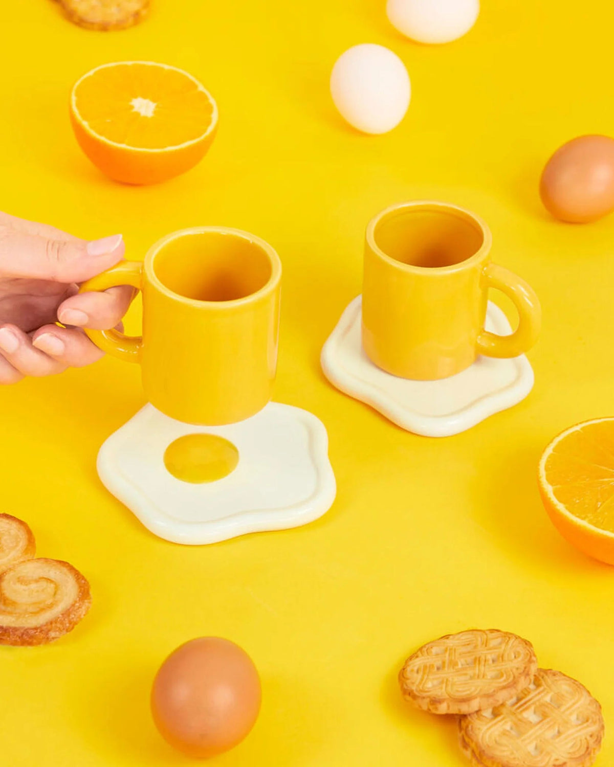 Ensemble de tasses à café - Sunny Side Up