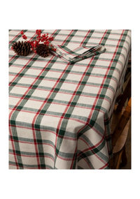 Nappe de Noël 60 x 90 pouces - Carreaux