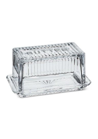 Beurrier en verre rectangulaire - BUTTER
