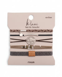Bracelets élastiques à cheveux « Roam » avec breloque Buffalo (medium)