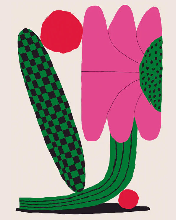 FLO FUCHSIA, 8" X 10" — par Anastacia Sholik