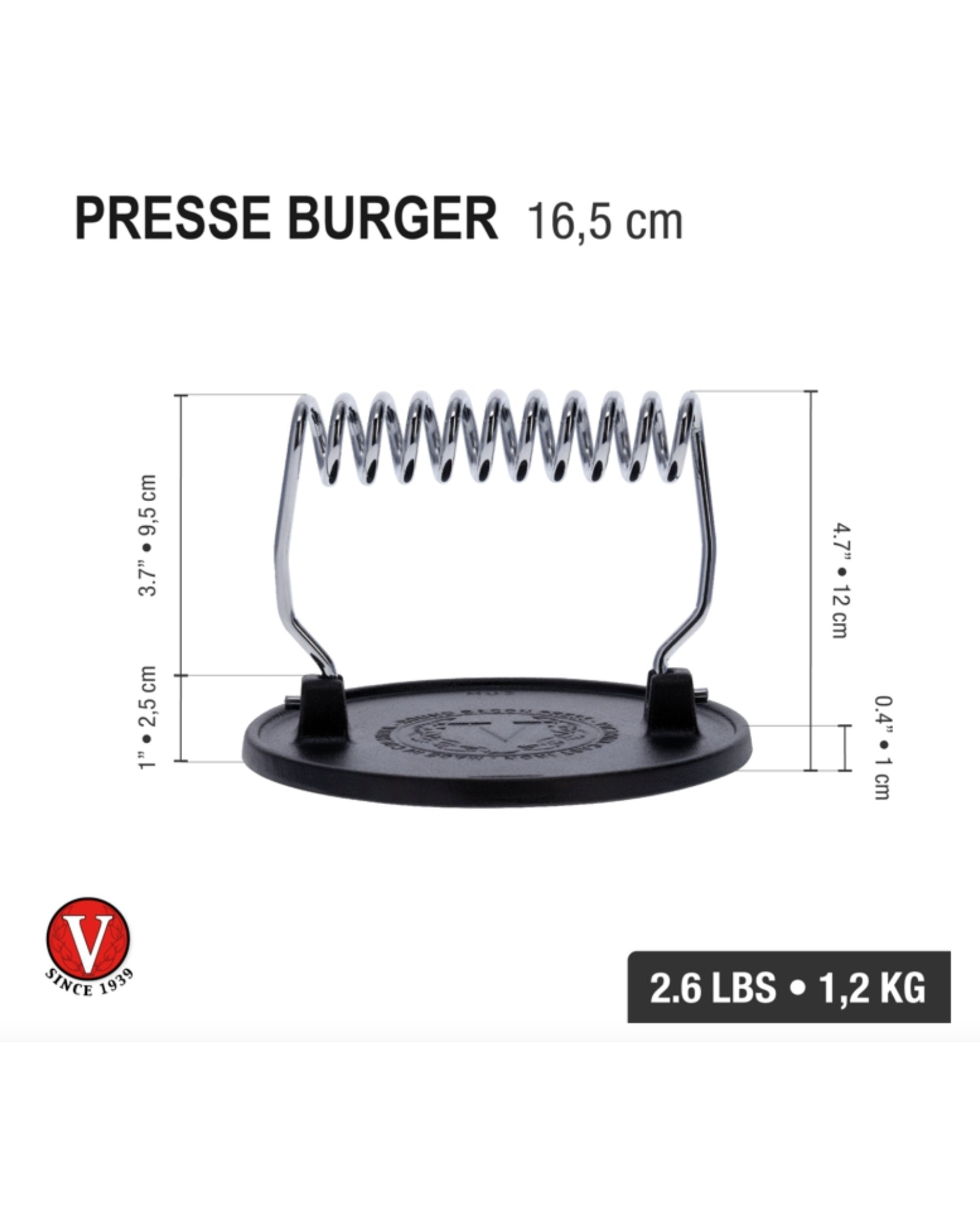 Burger press 16.5cm - Victoria