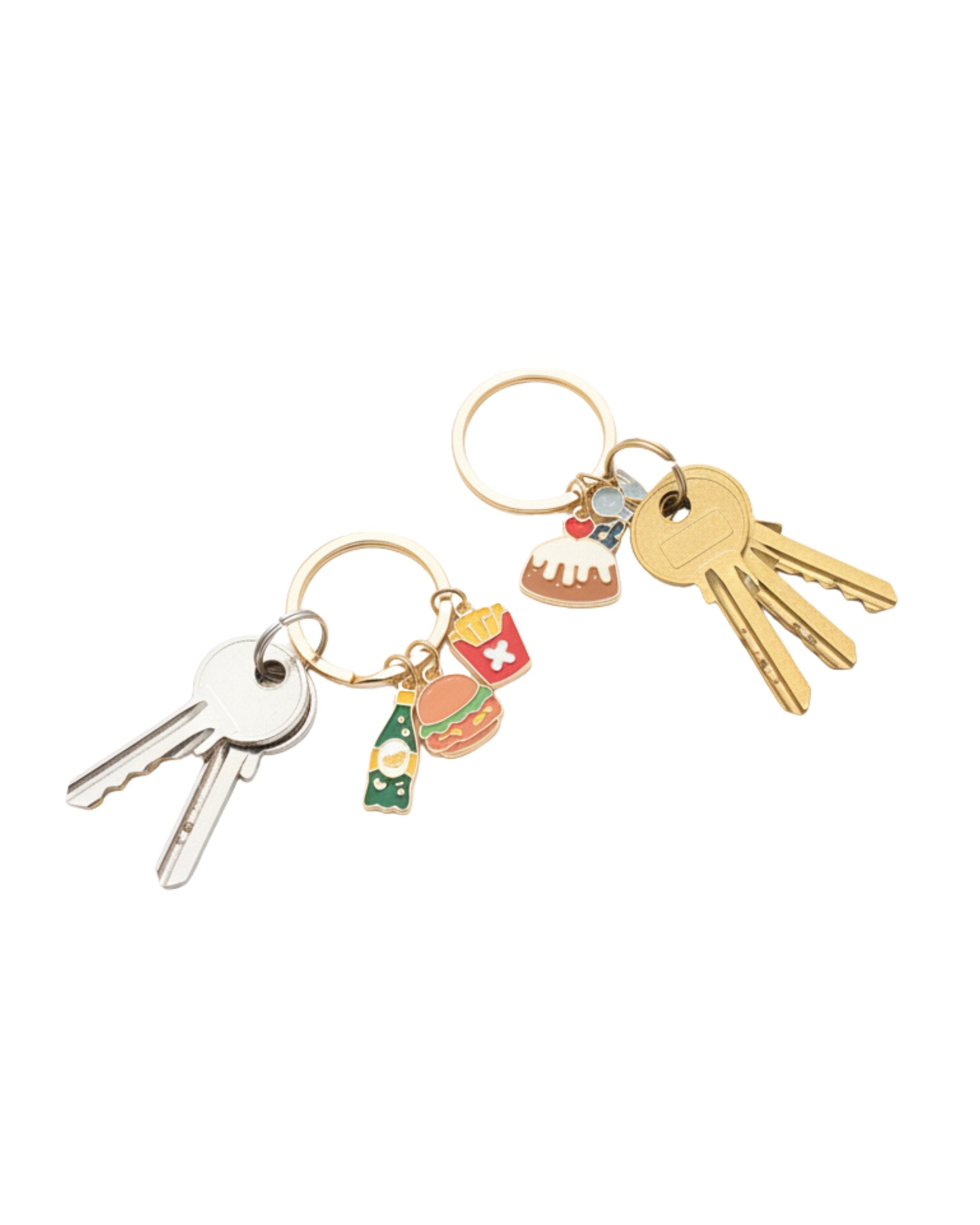 Porte-clé divers couleur or LG
