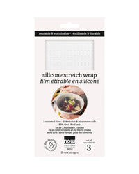Ensemble de 3 bandes étirables en silicone transparent