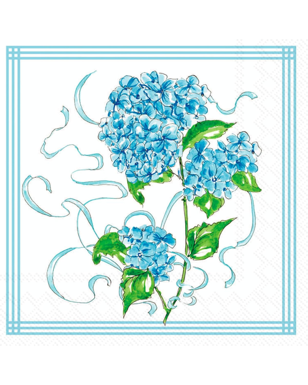 3-ply cocktail napkins - fuschia sunflower pattern - Caspari