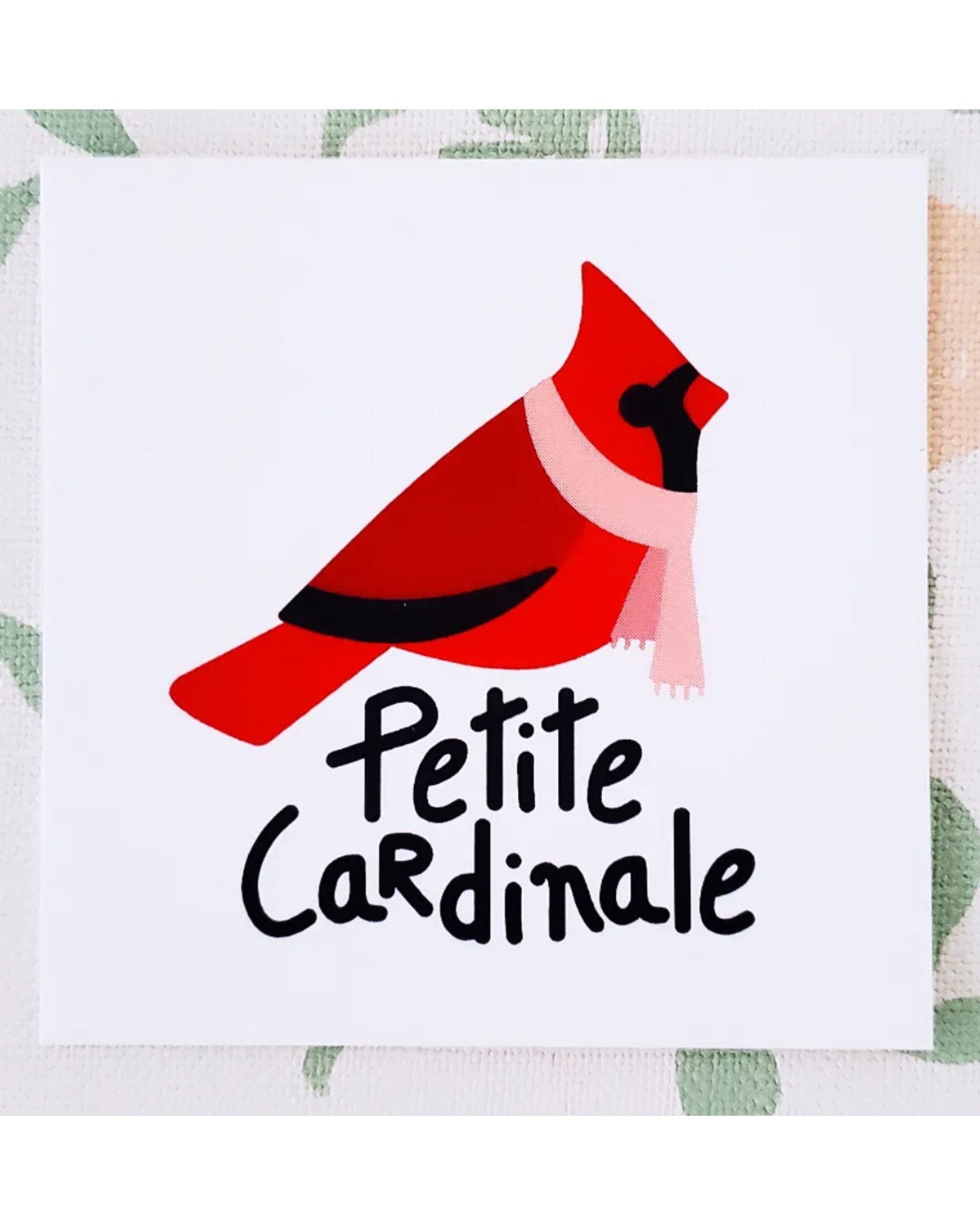 Cartes de souhaits - Petite Cardinale - Jonquille Lemaistre
