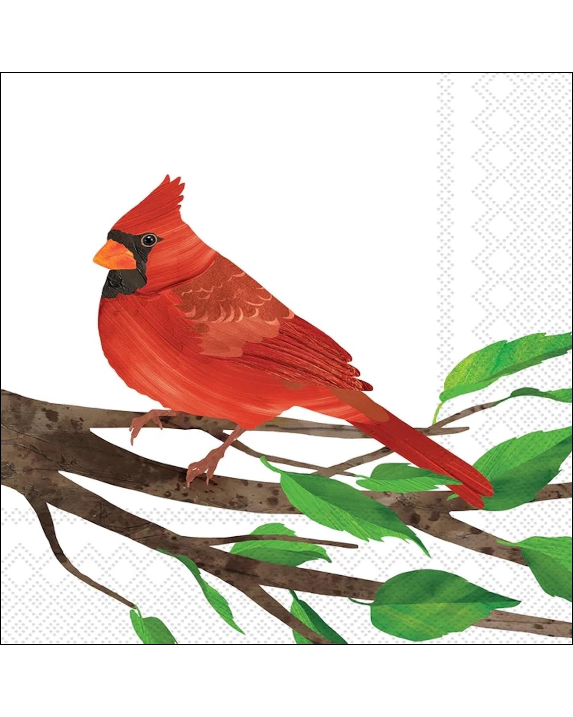 3-ply cocktail napkins - fuschia sunflower pattern - Caspari