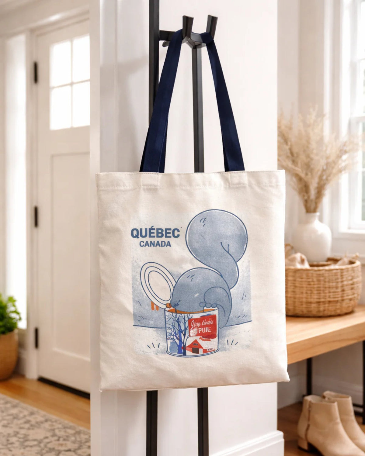 Sac tote réutilisable "Écureuil Sirop" LG
