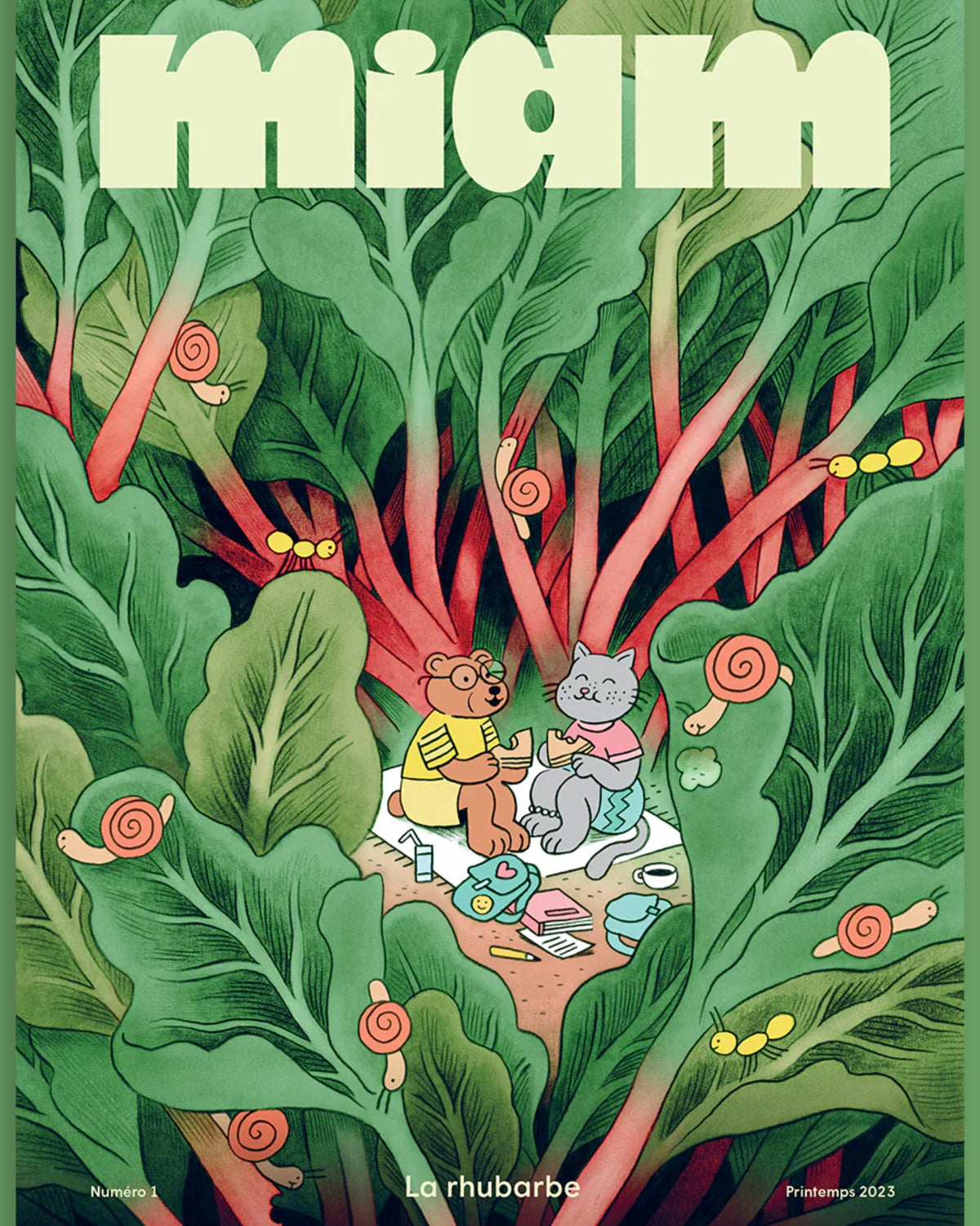 Miam #1 - La rhubarbe - Printemps 2023