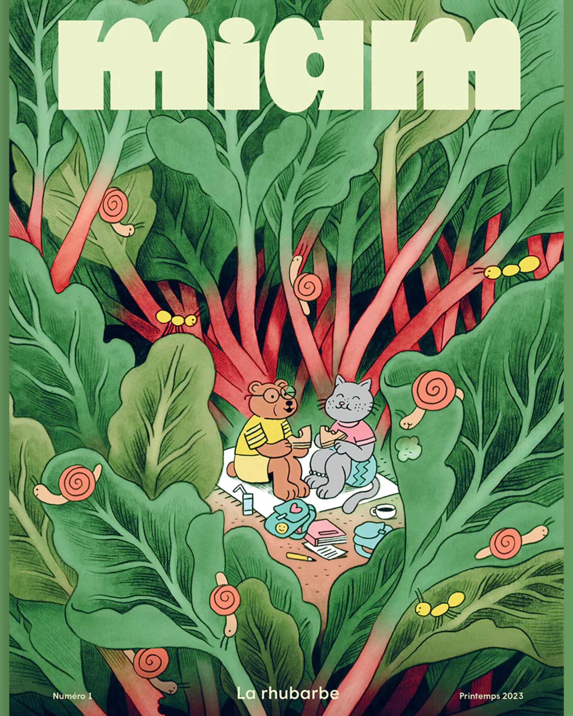 Miam #1 - La rhubarbe - Printemps 2023