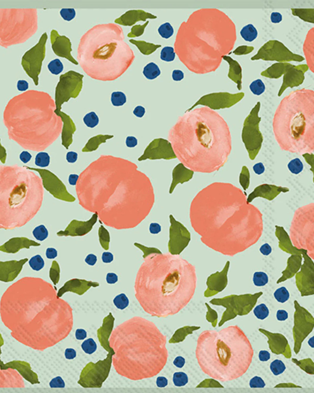 Serviettes de table 3 plis - Peaches