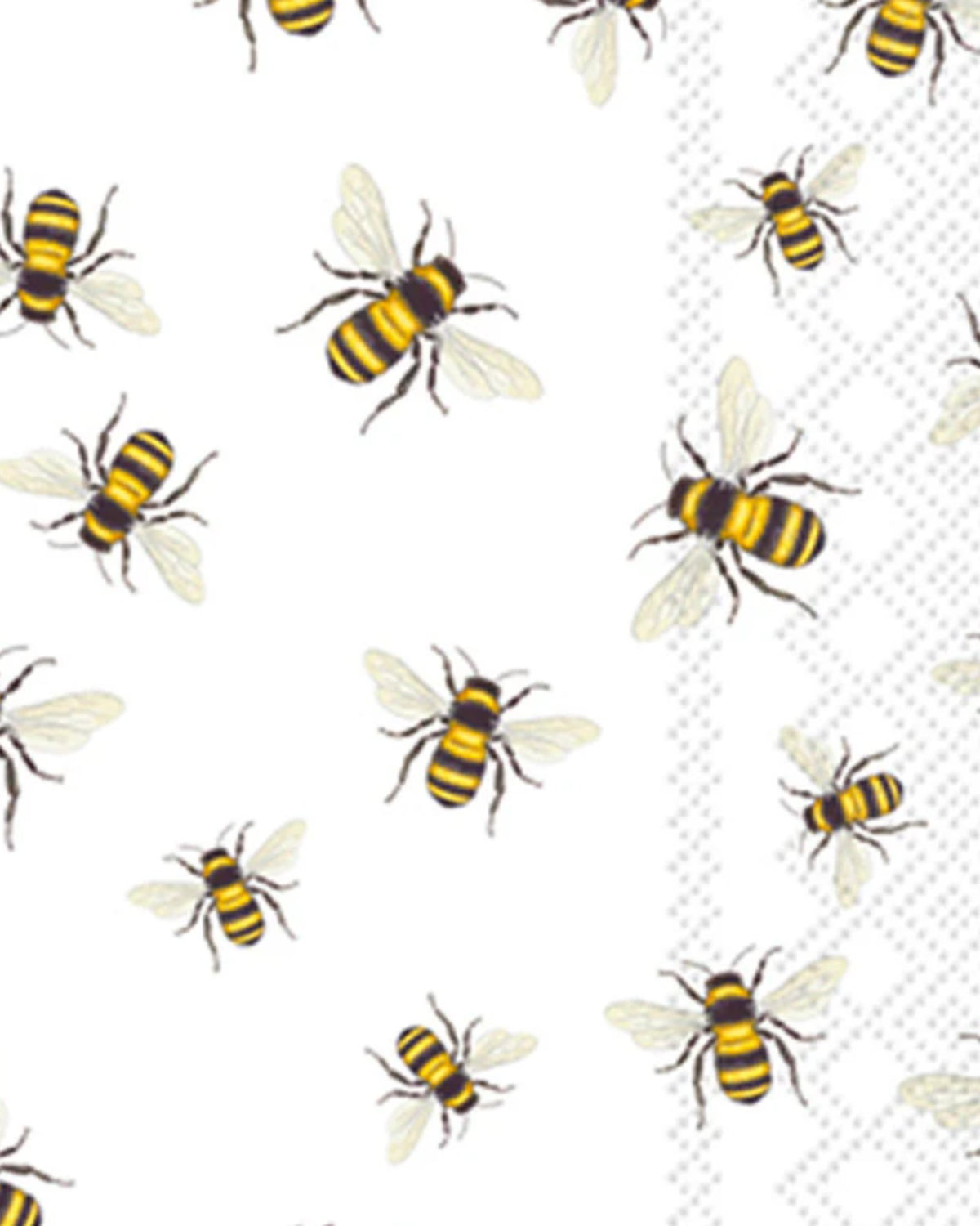 Serviettes de cocktail 3 plis -  Save the bees