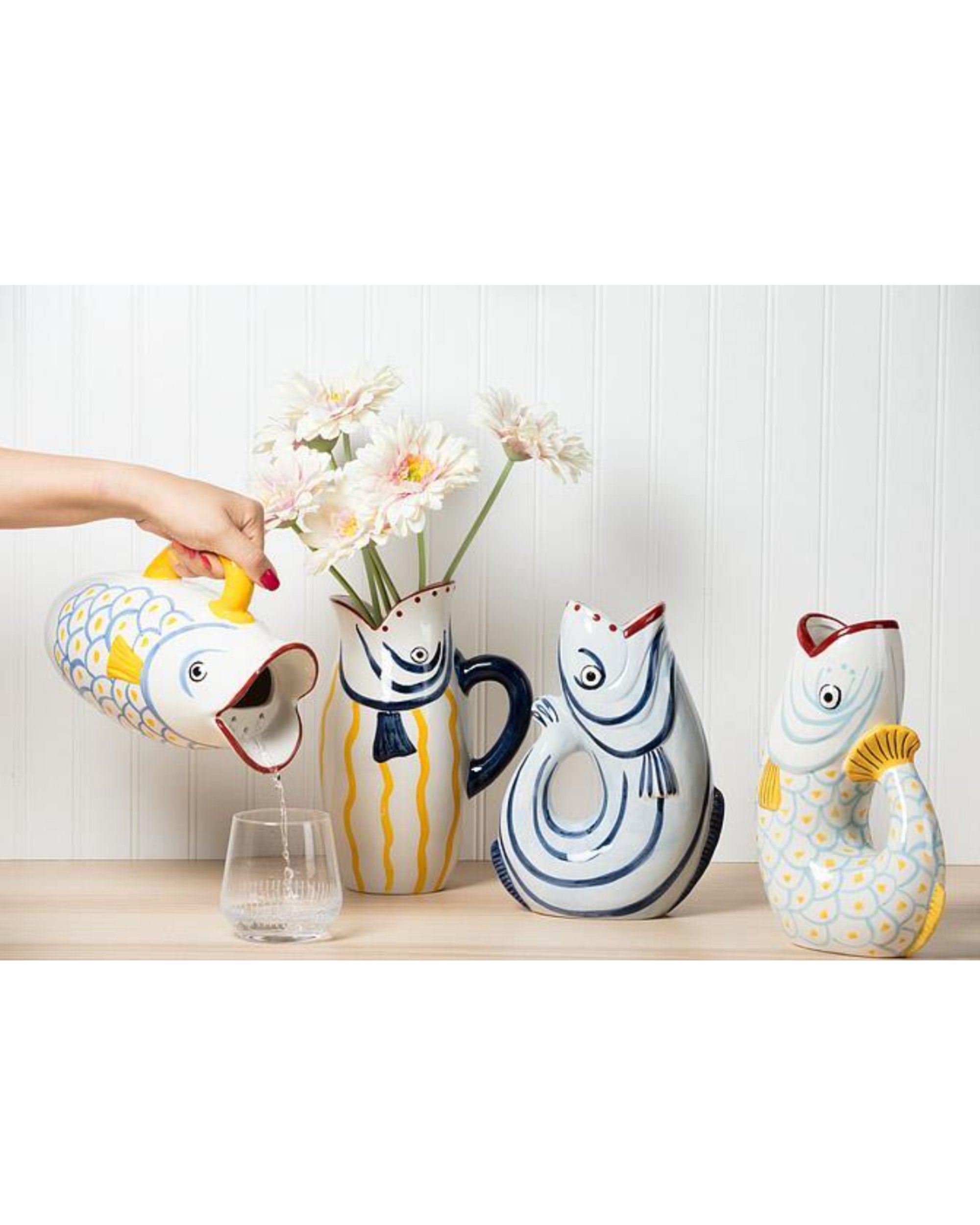 Pichets - poisson avec queue