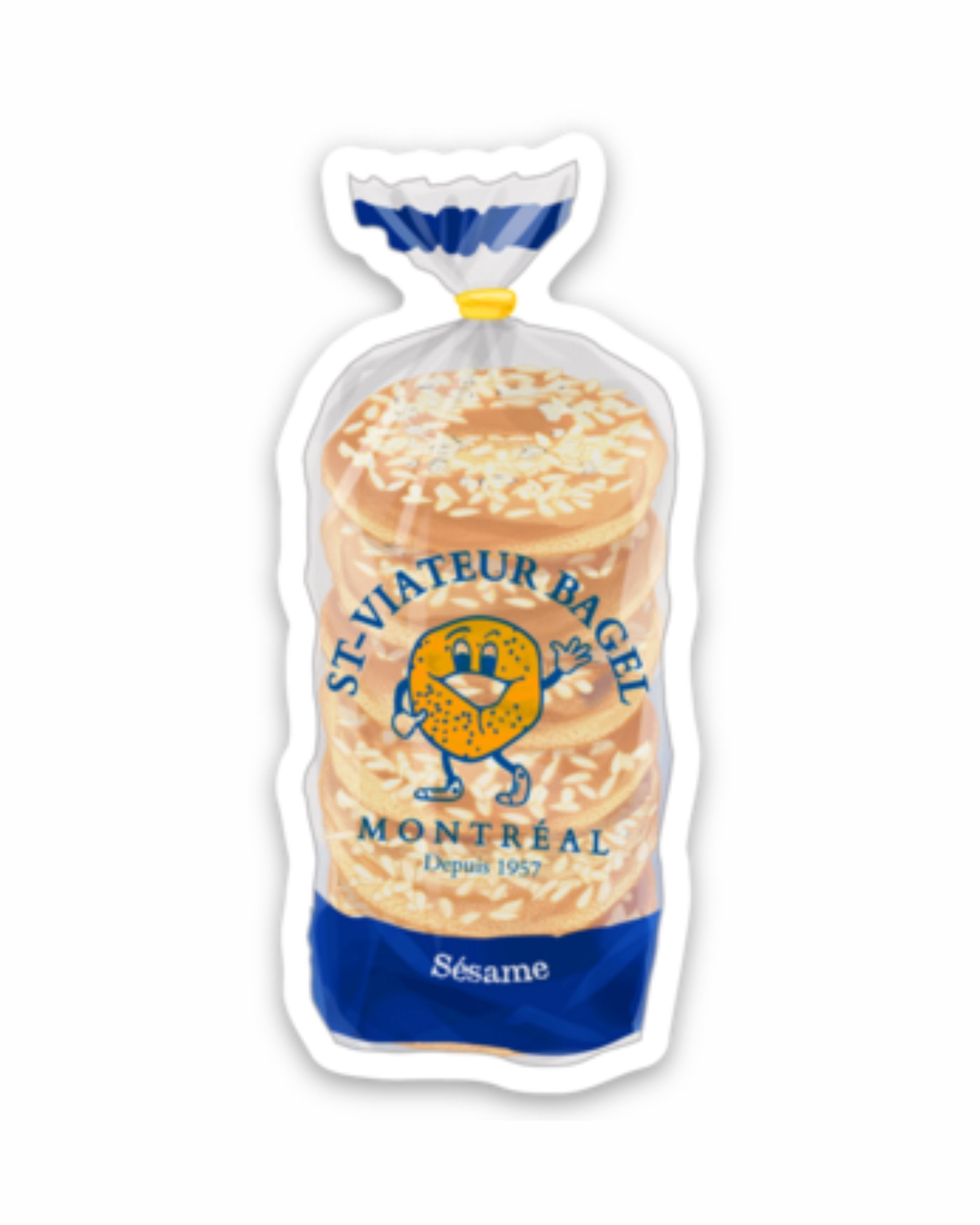 Autocollant LG - ''Bagels St-Viateur''