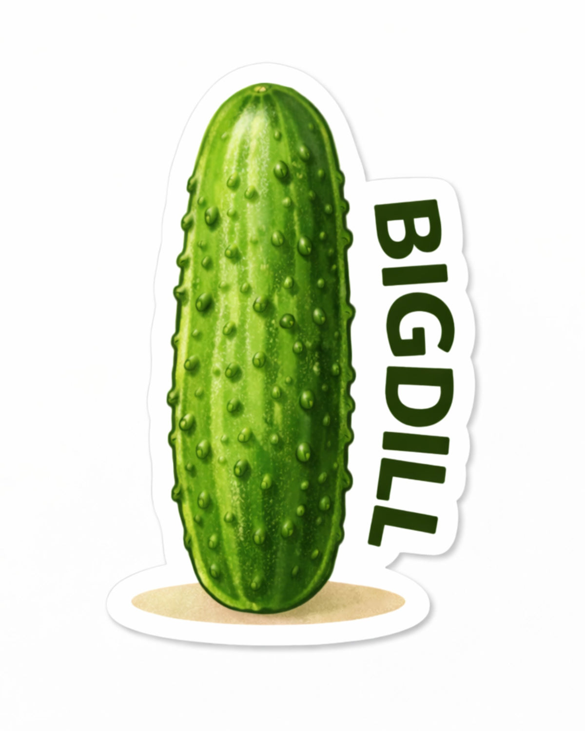 Autocollant LG - ''Big Dill''