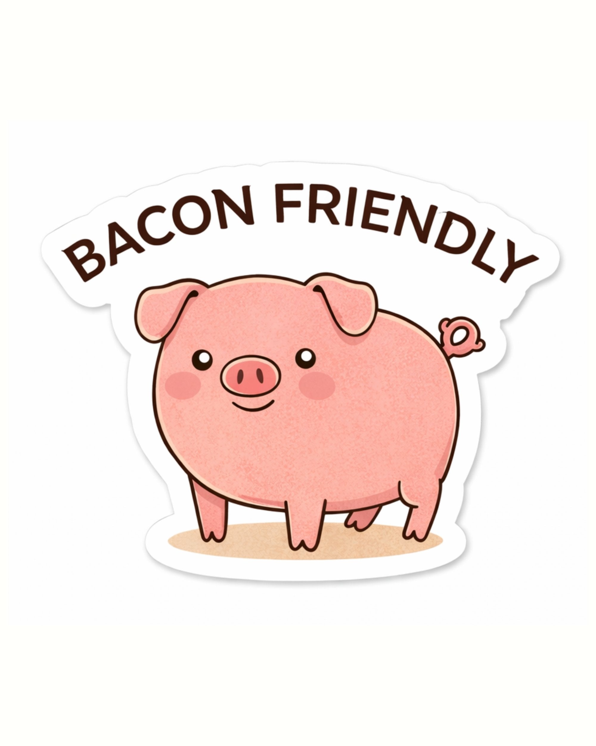 Autocollant LG - ''Bacon Friendly''