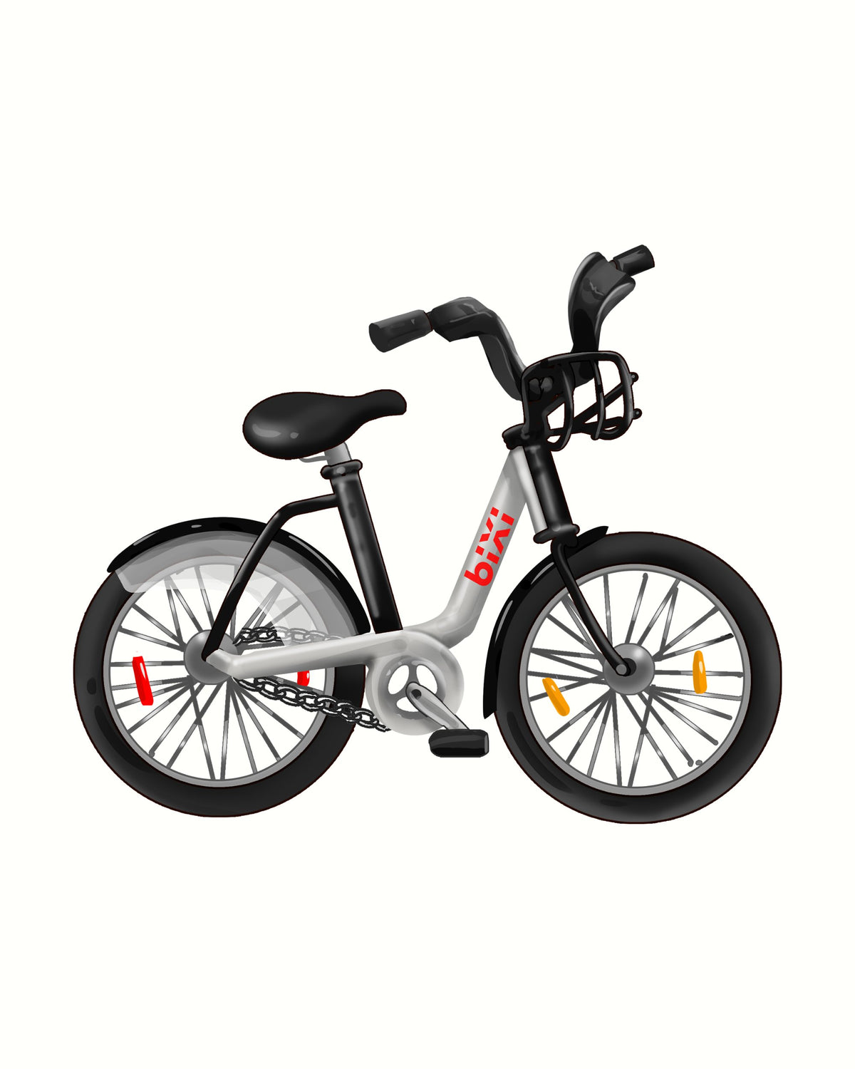 Autocollant LG - ''Vélo Bixi''