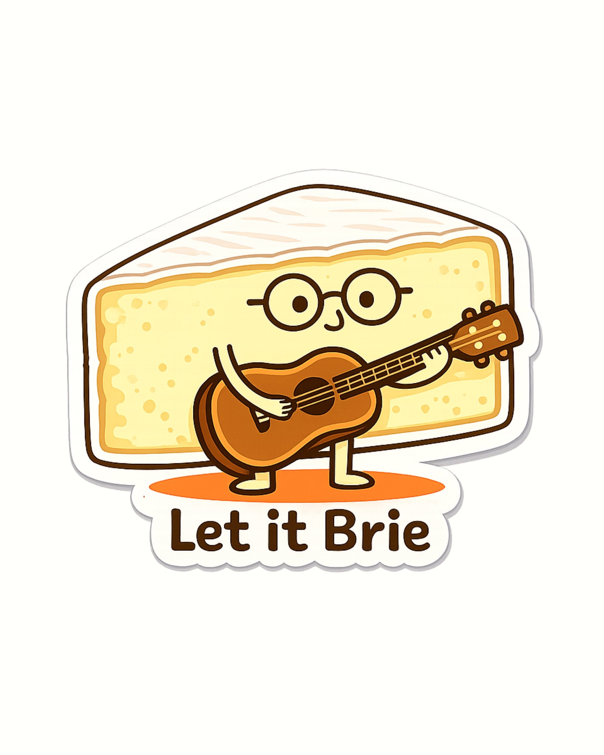 Autocollant LG - ''Let it Brie''