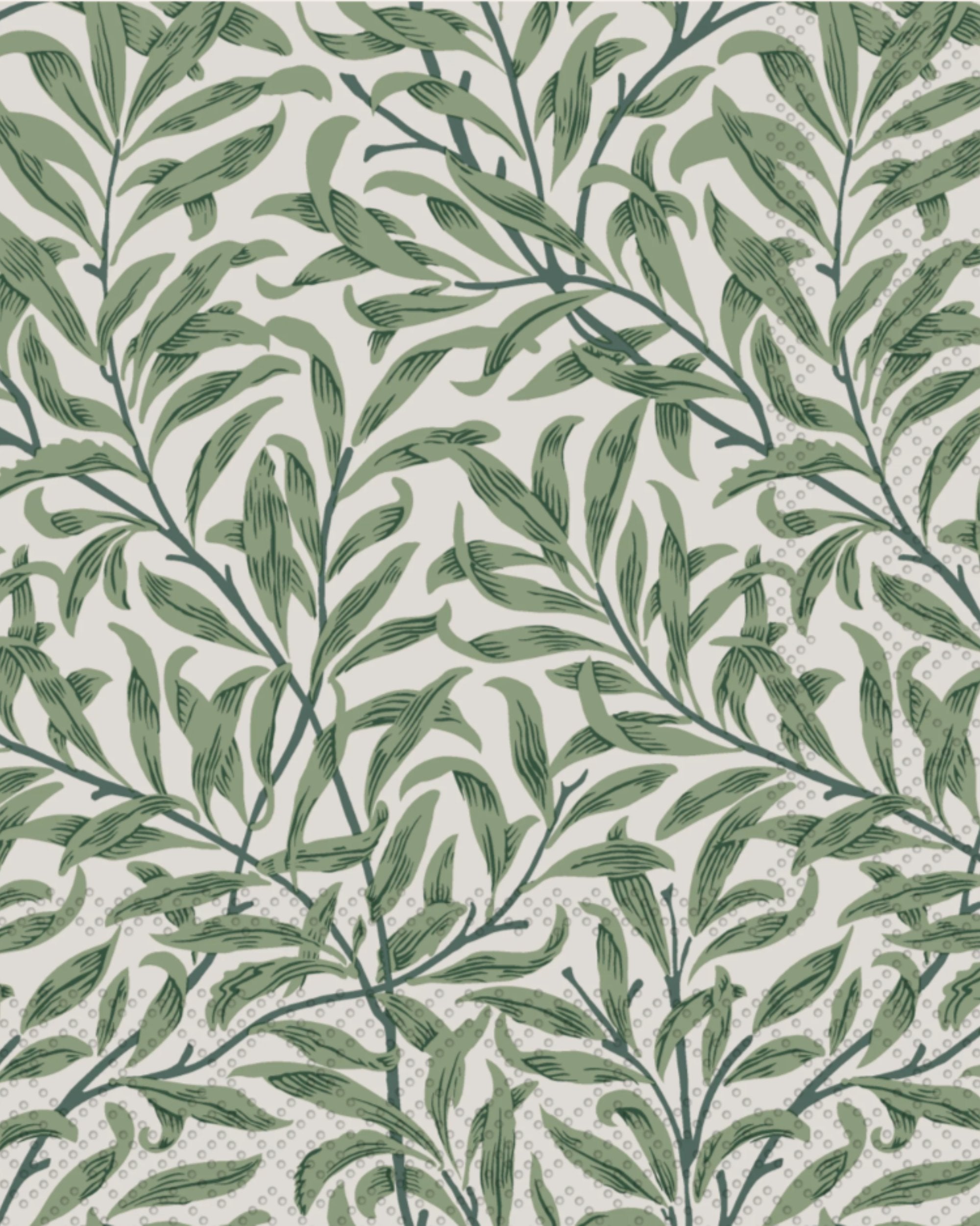 Serviettes de table 3 plis - Willow vines