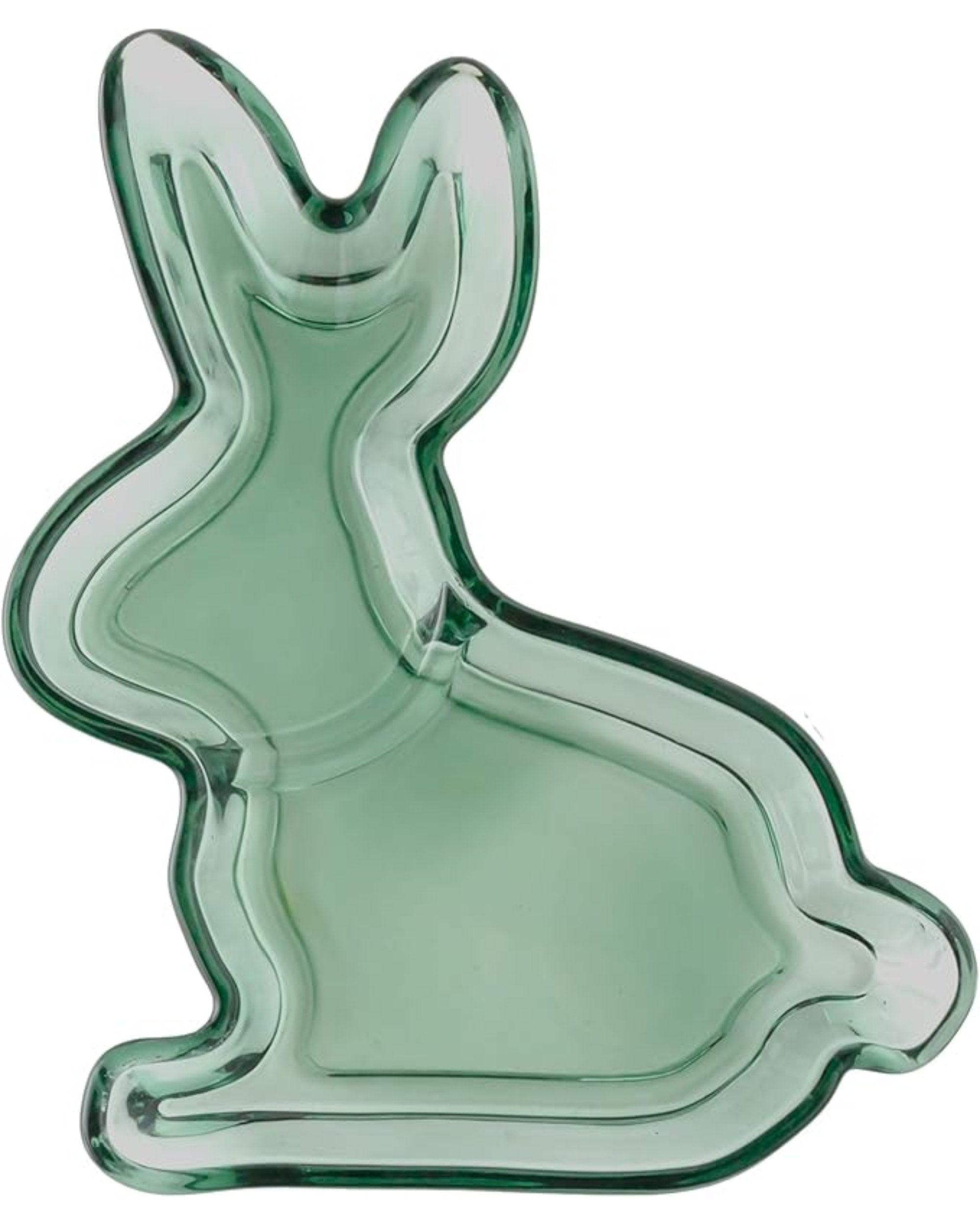 Plat lapin en verre