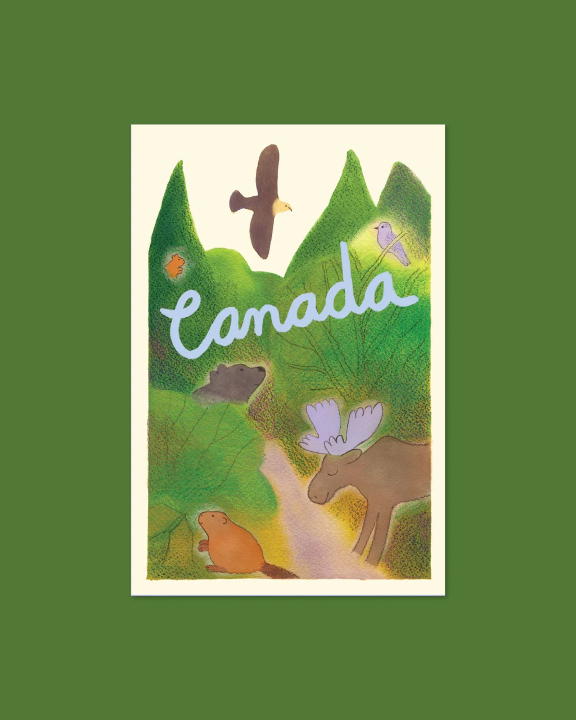 Carte postale - Taïga - Charlotte Parent