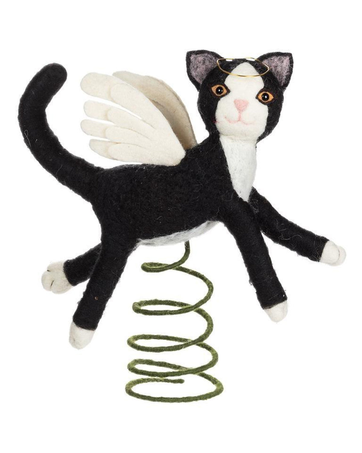 Décoration de sapin de Noël - Chat angélique