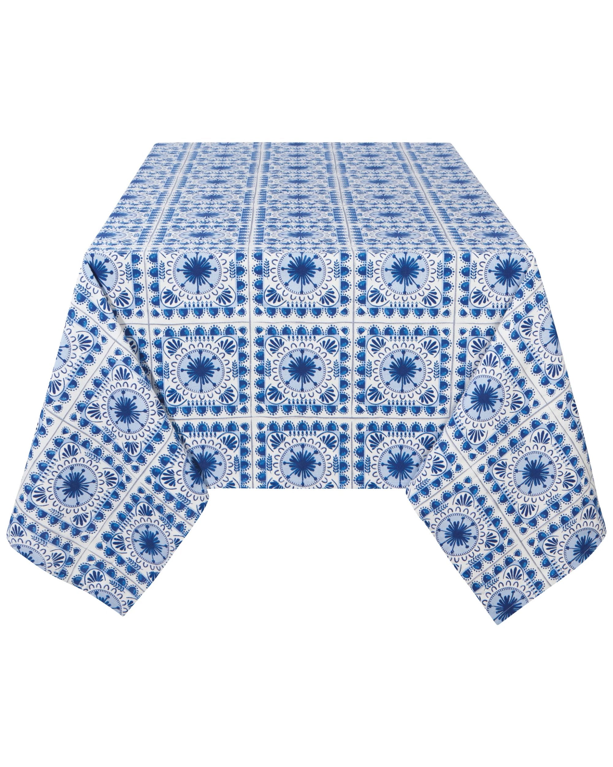 Nappe imprimée motif Porto 60 x 90 pouces