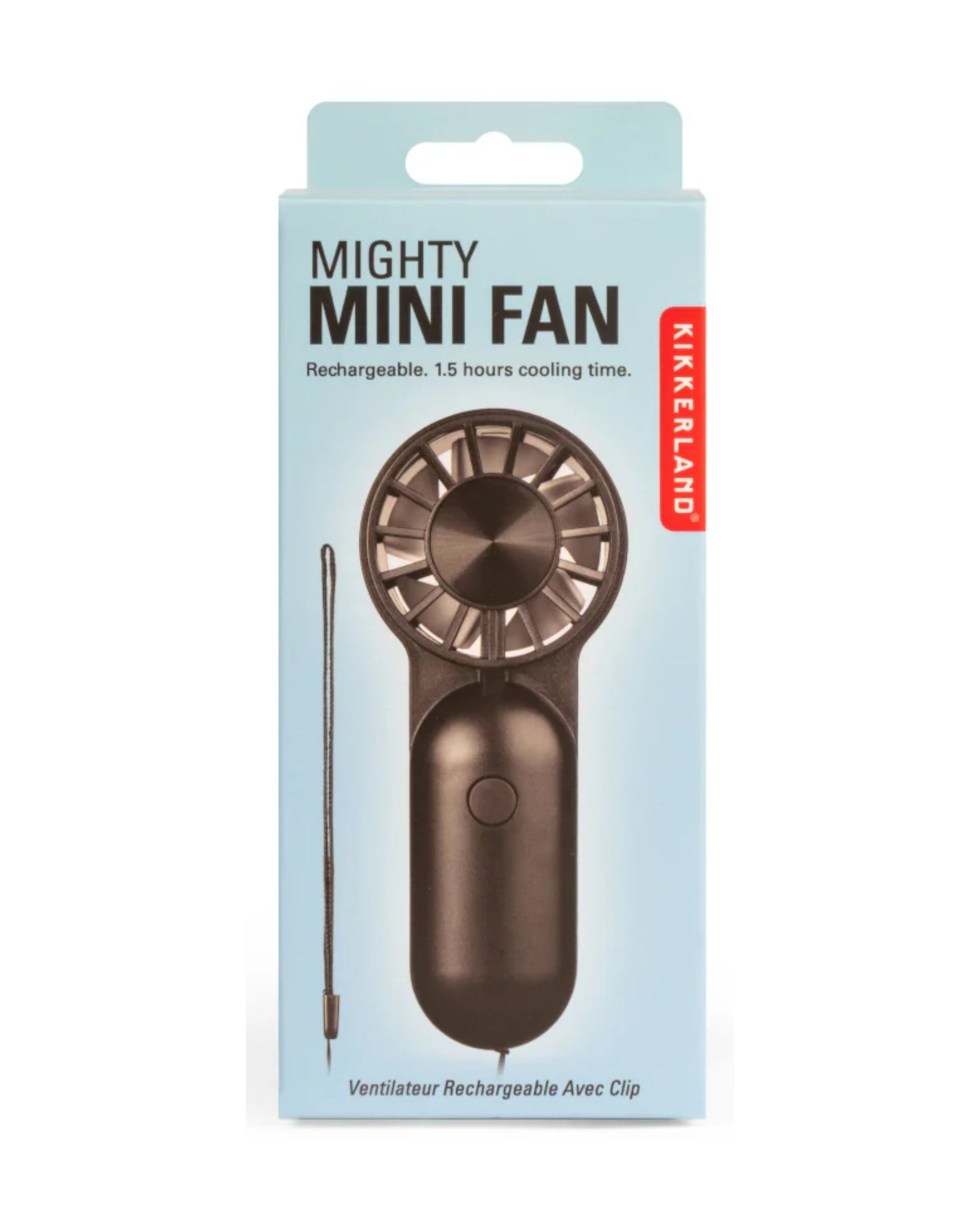 Mini ventilateur rechargeable avec clip