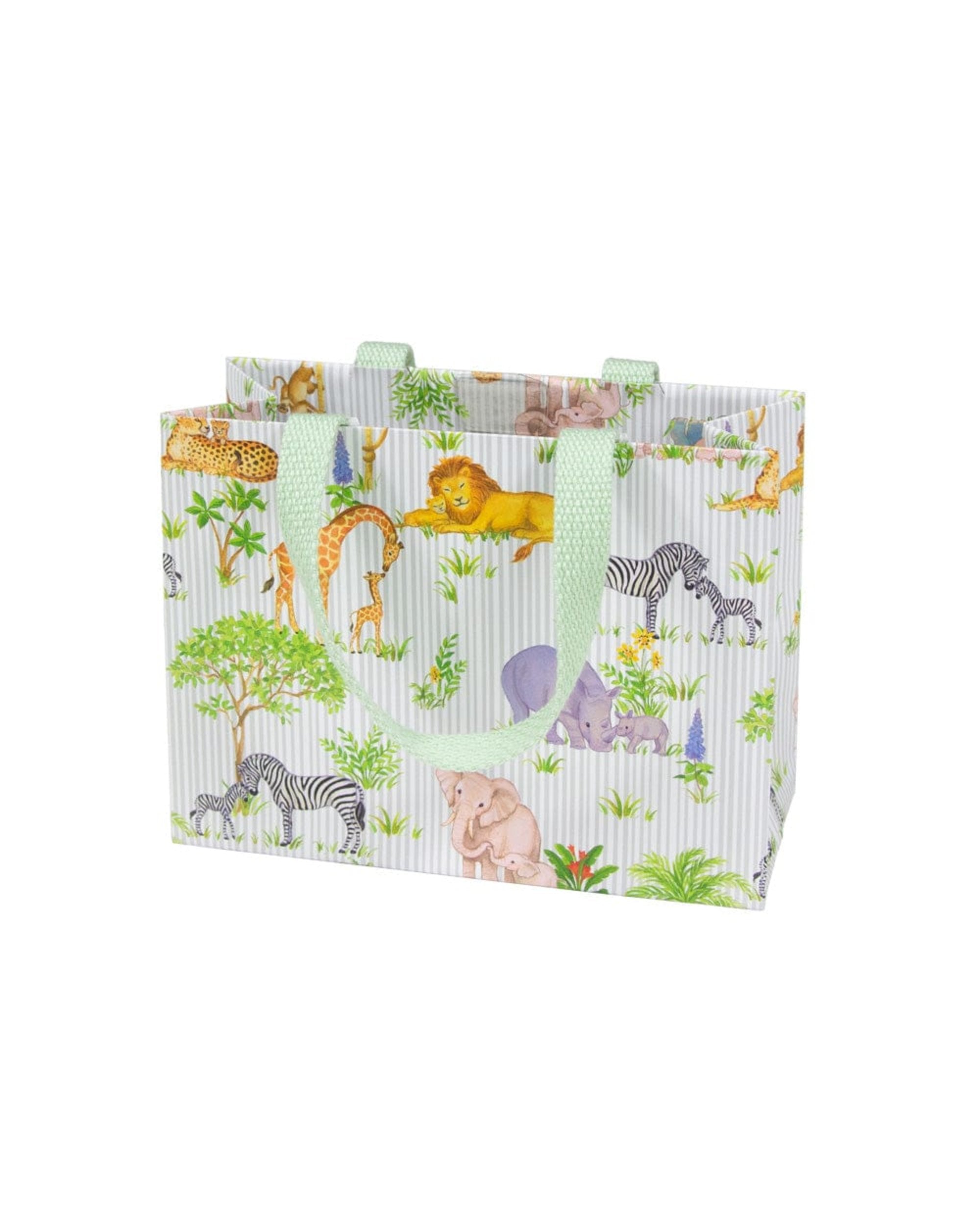 Petit sac cadeau - Animaux safari