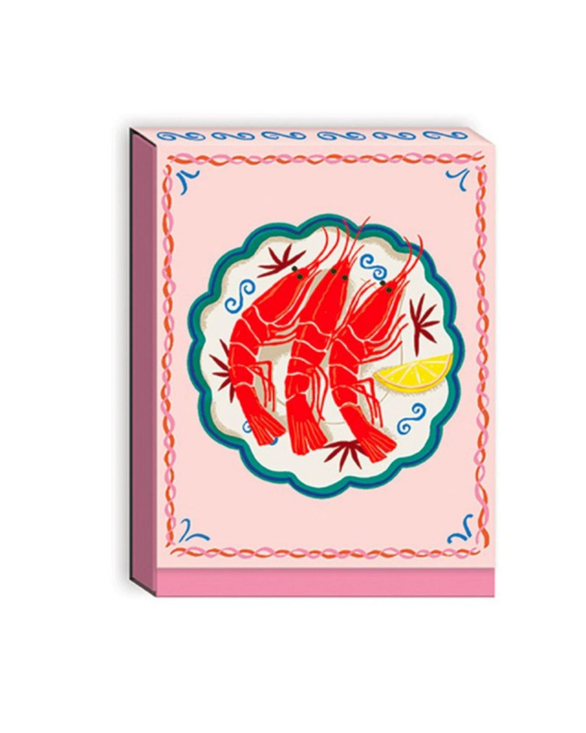 Bloc-notes de poche aimanté - crevettes